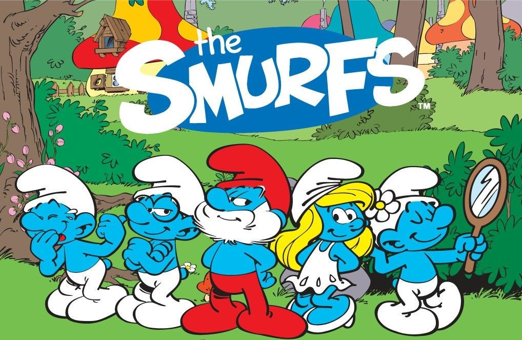 lebanese childhood cartoons smurfs