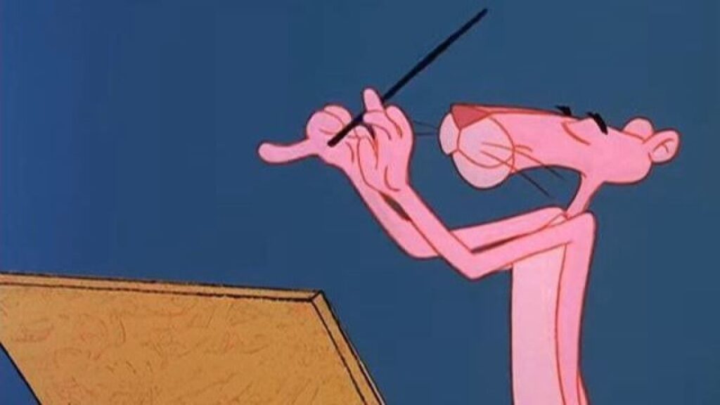 lebanese childhood cartoons pink panther