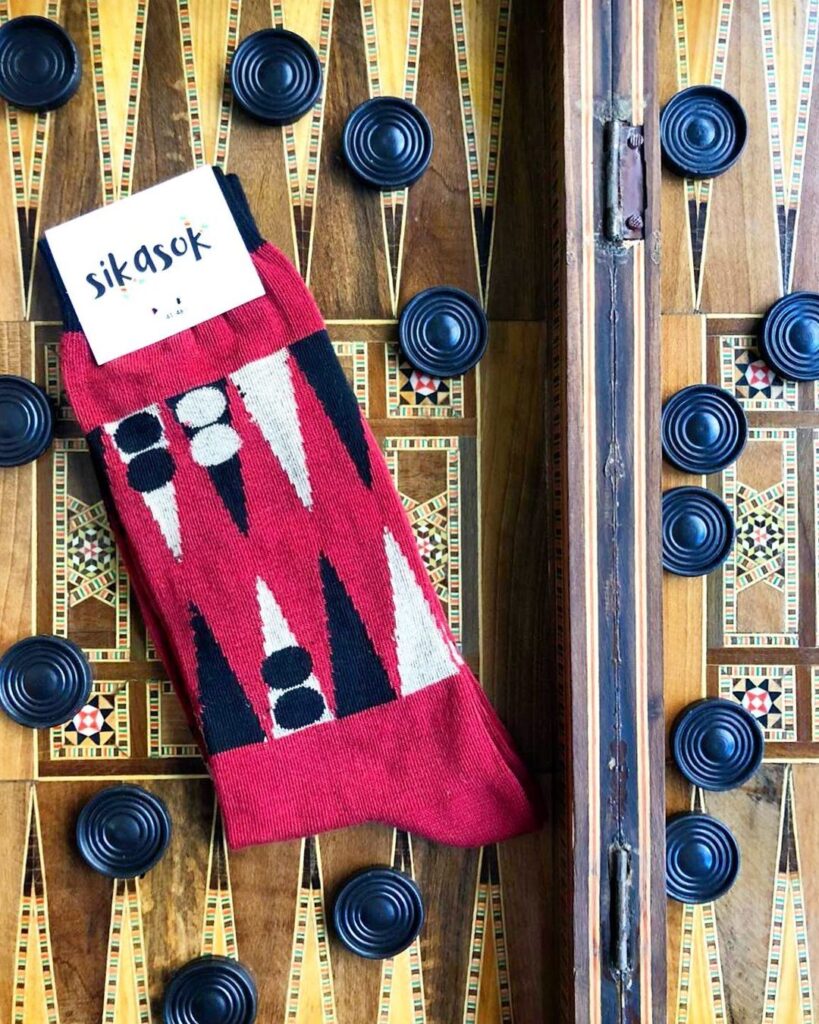 sikasok lebanese socks backgammon