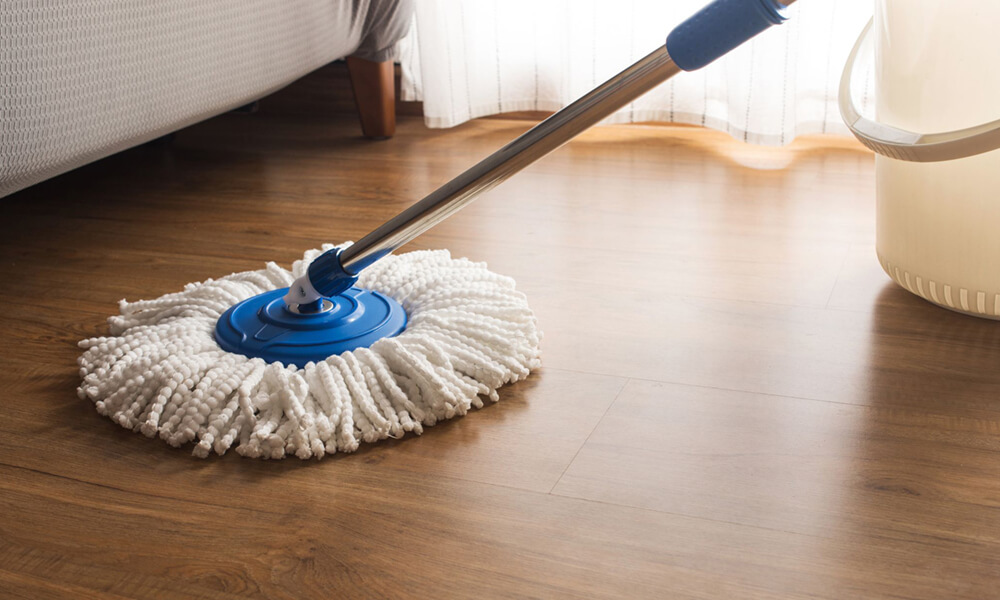 lebanese parents freshly mopped floor