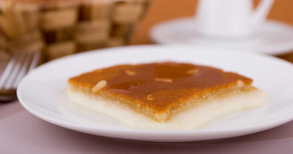 lebanese dyafe knafeh