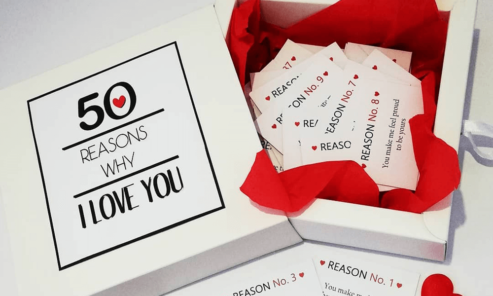 50 Reasons Why I love You Box