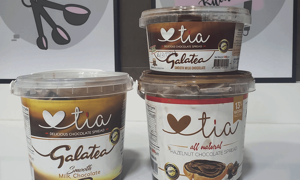 Chocola Tia, galatea and hazelnut