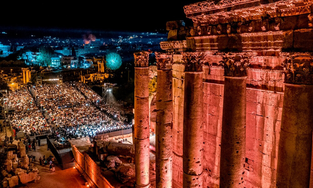 what is Baalbeck International Festival roman acropolis latest Lebanese music events