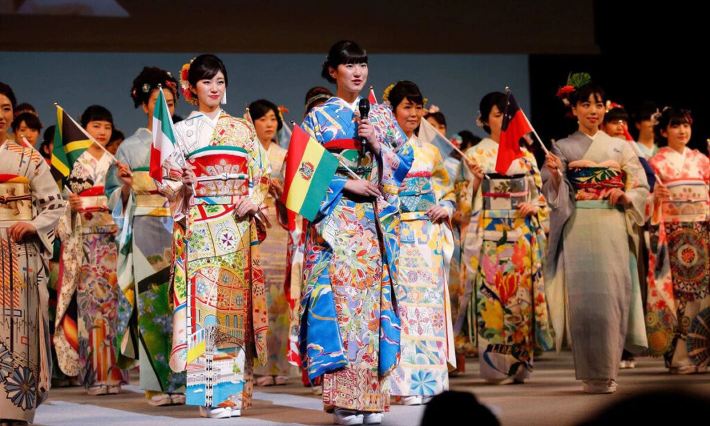 Japan Beautiful Japanese Kimono for Lebanon At The 2020 Tokyo Olympic Games