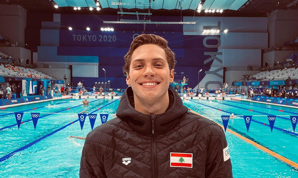 Lebanese Swimmer Munzy Kabbara representing Lebanon in Tokyo Olympics 2021