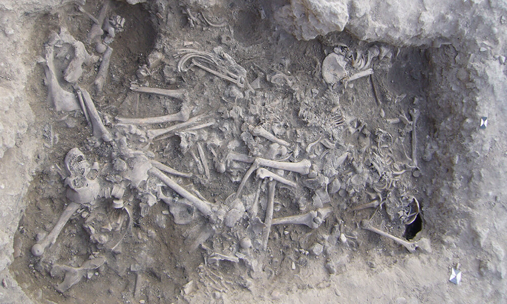 Crusaders mass graves in Sidon Lebanon