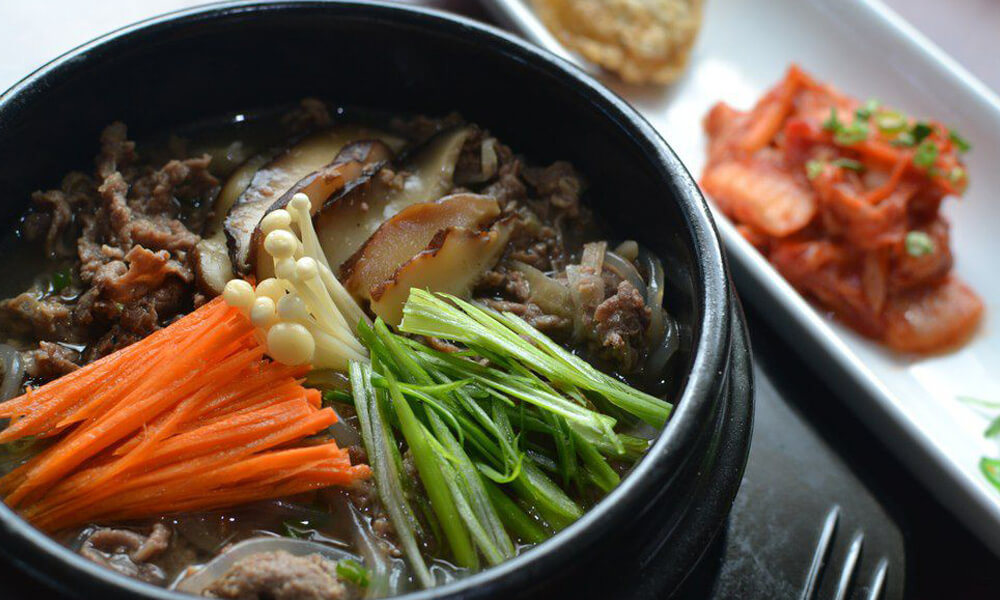 South Korea delicious food  bulgogi hot pot