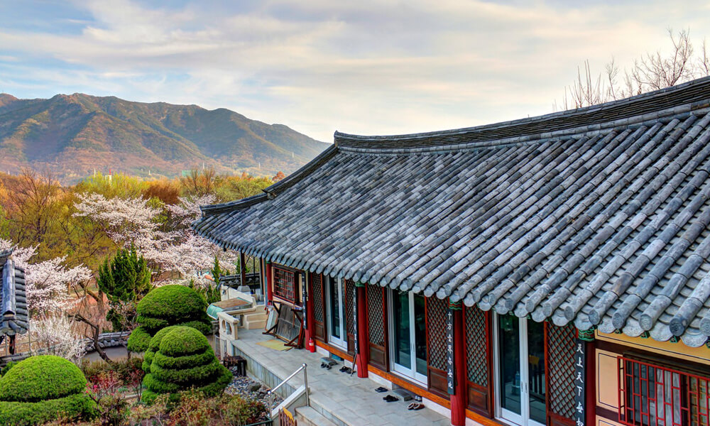 South korean temple
