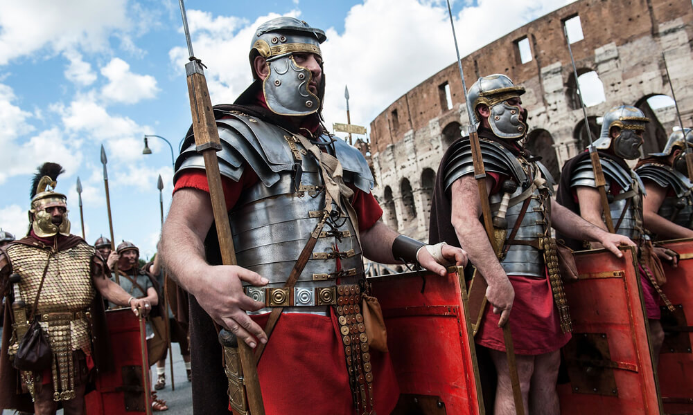 Romans Celebrating the 2,766th Anniversary of Their City